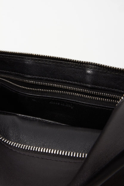 Celine Two Tone Black/White Leather Edge Shoulder Bag