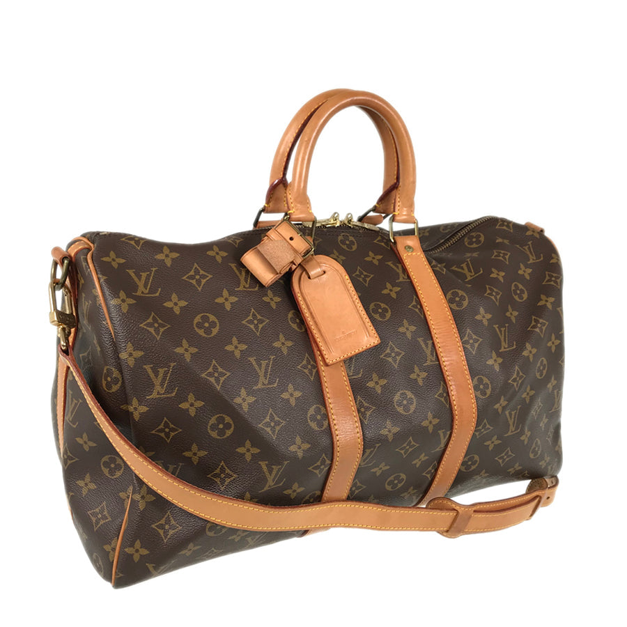 LOUIS VUITTON Monogram keepall Bandolier 45 2WAYShoulder Boston bag