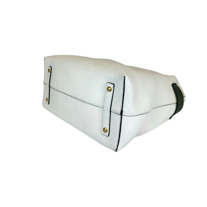 Burberry White Belt Bag Large