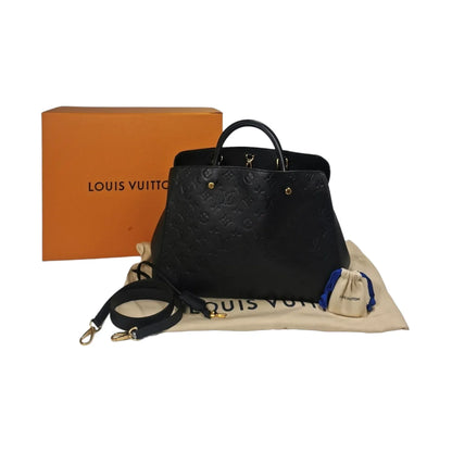 Louis Vuitton Montaigne GM Black Monogram Empreinte
