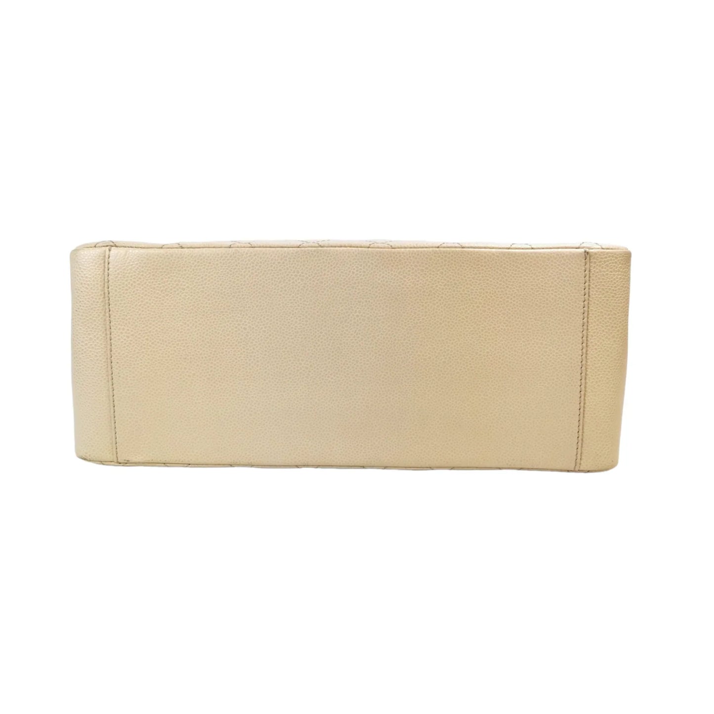 Chanel GST Beige Caviar Silver