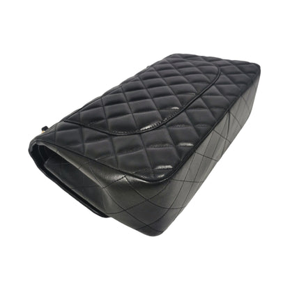 Chanel Classic Double Flap Jumbo Black Lambskin Gold