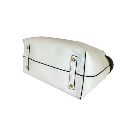 Burberry White Belt Bag Large