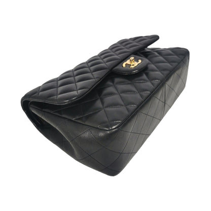 Chanel Classic Double Flap Jumbo Black Lambskin Gold