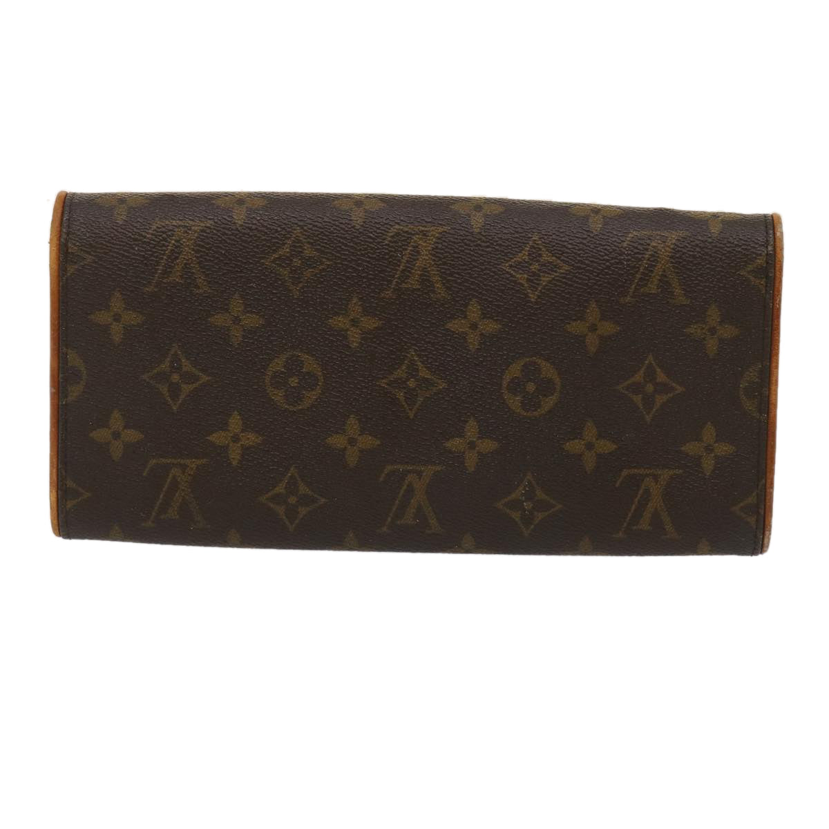 LOUIS VUITTON Monogram Pochette Twin GM Shoulder Bag M51852 LV Auth ro350