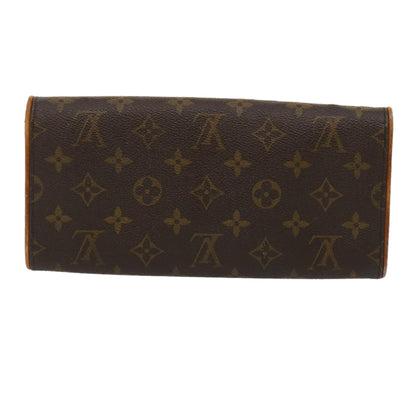 LOUIS VUITTON Monogram Pochette Twin GM Shoulder Bag M51852 LV Auth ro350
