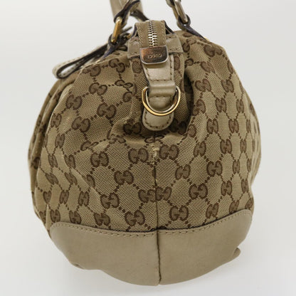 GUCCI GG Canvas Shoulder Bag Beige 247902  ro787