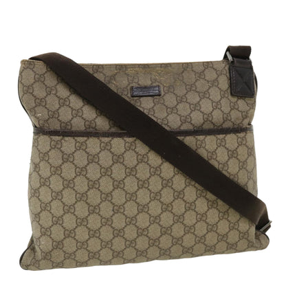 GUCCI GG Canvas Shoulder Bag Beige 141198  ro852