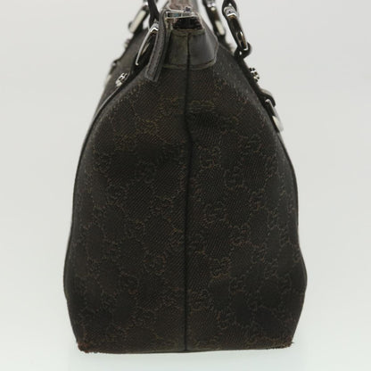 GUCCI GG Canvas Tote Bag Dark Brown 268640  ro914