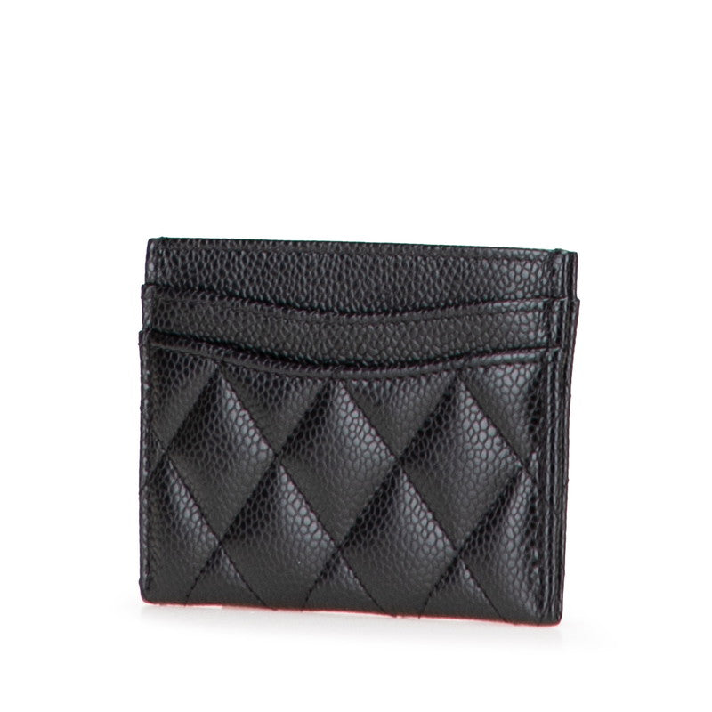 Chanel Classic Card Case Caviar Leather Card Case