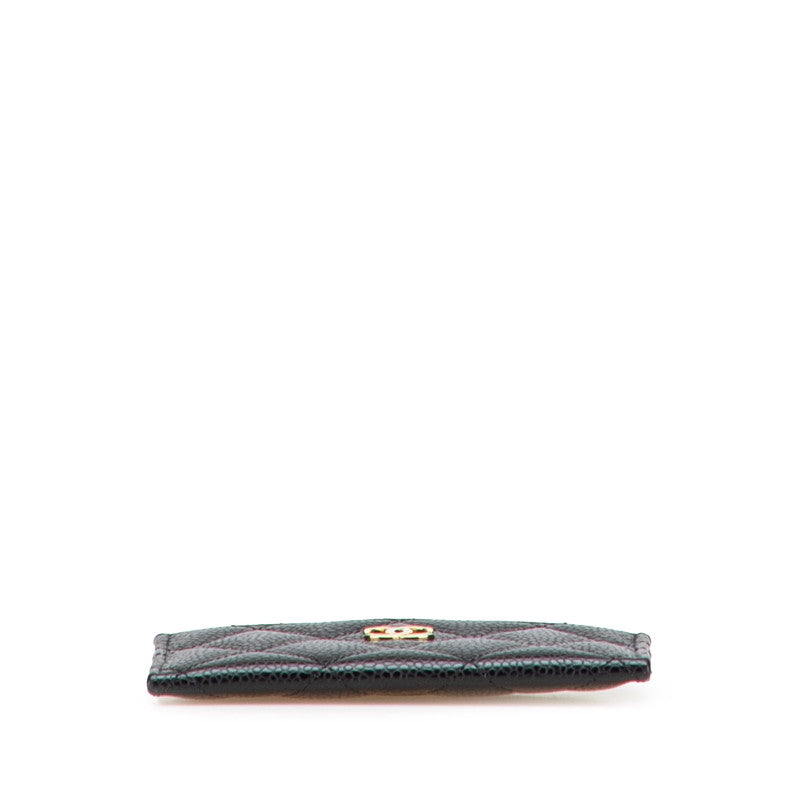 Chanel Classic Card Case Caviar Leather Card Case