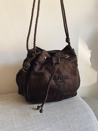 Prada Nylon Drawstring Bag