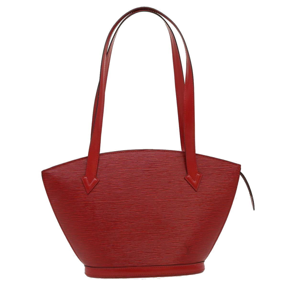 LOUIS VUITTON Epi Saint Jacques Poignees Long Hand Bag Red M52337 LV rz329