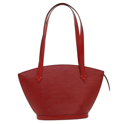LOUIS VUITTON Epi Saint Jacques Poignees Long Hand Bag Red M52337 LV rz329