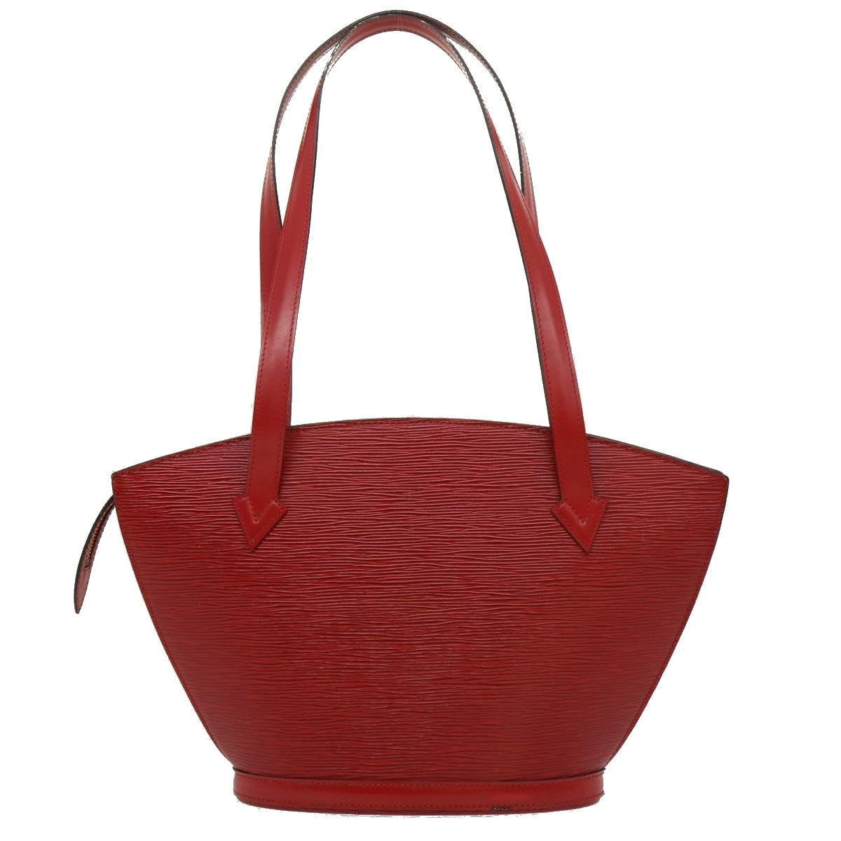 LOUIS VUITTON Epi Saint Jacques Poignees Long Hand Bag Red M52337 LV rz329