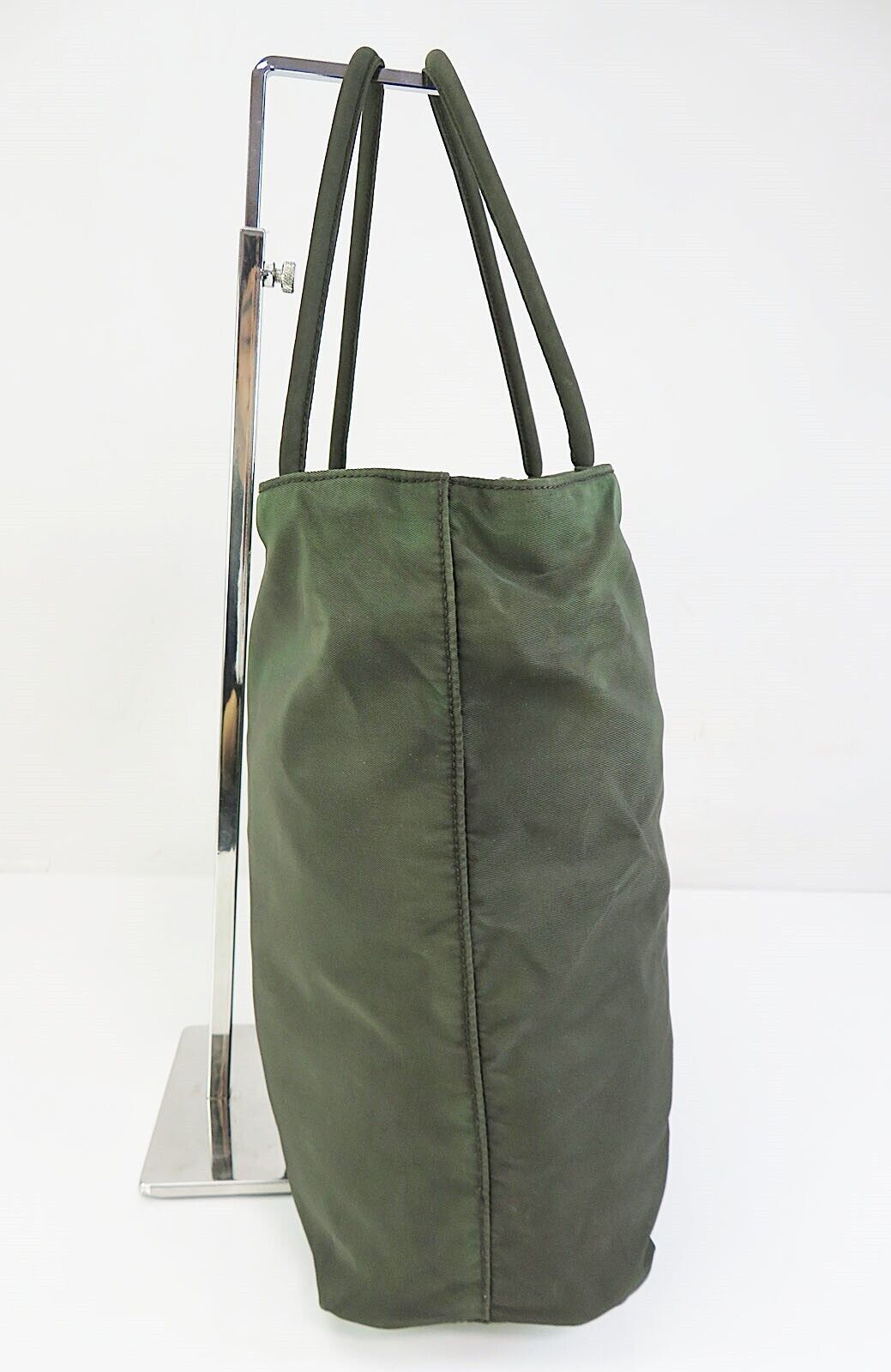 Prada Milano Khaki Tessuto Nylon Shoulder Bag