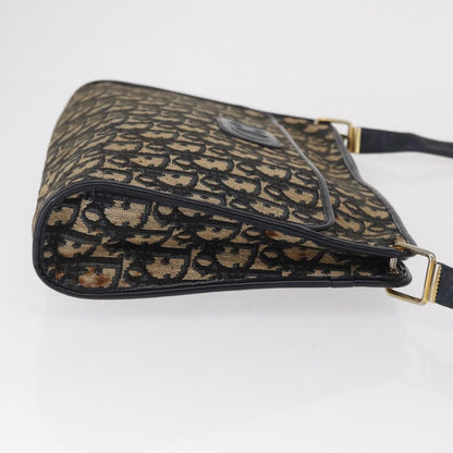 Christian Dior Vintage Cd Trotter Shoulder Bag Canvas Navy Canvas Shoulder Bag Bag ()