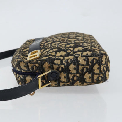 Christian Dior Vintage Cd Trotter Shoulder Bag Canvas Navy Canvas Shoulder Bag Bag ()