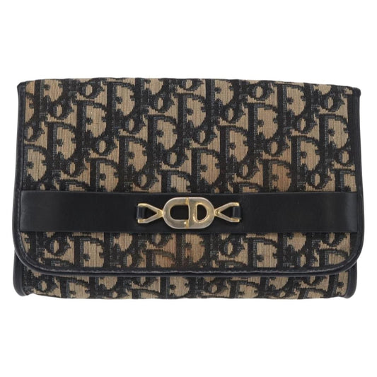 Christian Dior Vintage Cd Chain Flap Shoulder Bag Diorissimo Canvas Navy Canvas Shoulder Bag Bag ()