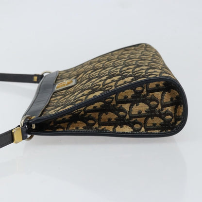 Christian Dior Vintage Trotter Shoulder Bag Canvas Navy Canvas Shoulder Bag Bag ()