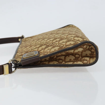 Christian Dior Vintage Trotter Shoulder Bag Canvas Beige Canvas Shoulder Bag Bag ()