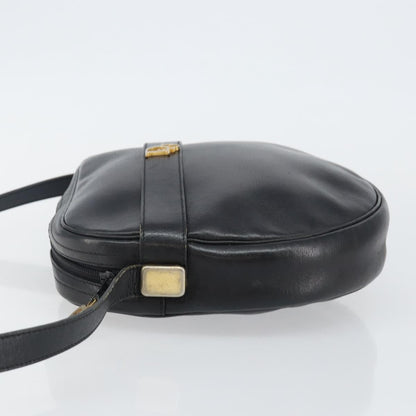 Christian Dior Vintage Shoulder Bag Leather Navy Leather Shoulder Bag Bag ()