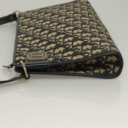 Christian Dior Vintage Trotter Shoulder Bag Canvas Navy Canvas Shoulder Bag Bag ()