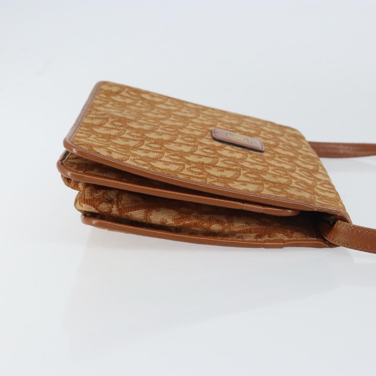 Christian Dior Vintage Trotter Shoulder Bag Canvas Brown Canvas Shoulder Bag Bag ()
