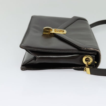 Christian Dior Vintage Shoulder Bag Leather Brown Leather Shoulder Bag Bag ()