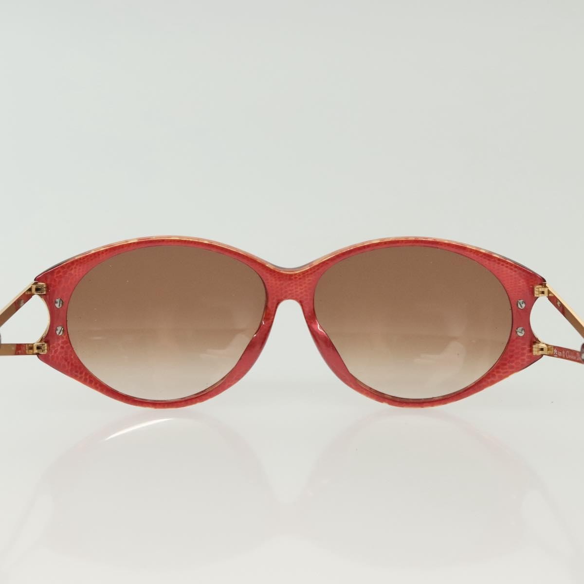 Christian Dior Sunglasses Plastic Red Plastic Sunglasse Accessory ()
