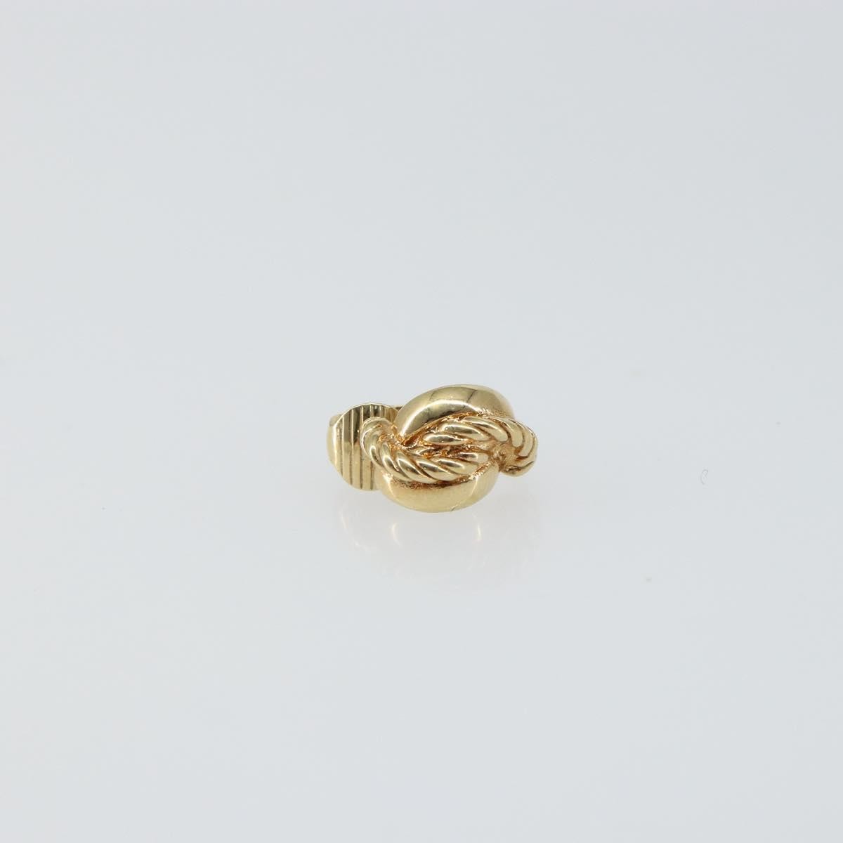 Christian Dior Vintage Clip-On Earrings Metal Gold Gold_Plated Earrings Jewelry ()