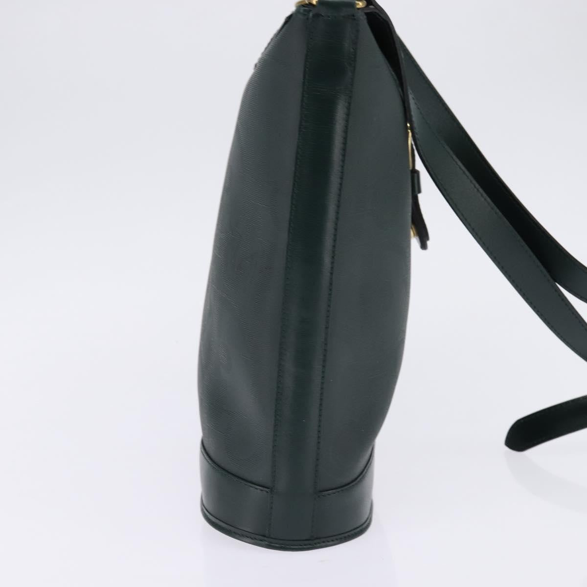Christian Dior Vintage Trotter Crossbody Bag Canvas Green Canvas Shoulder Bag Bag ()