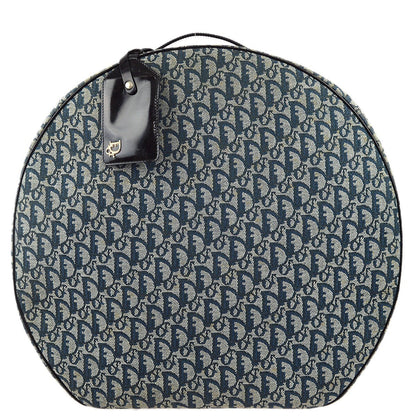 Christian Dior Vintage Trotter Handbag Canvas Navy Canvas Handbag ()