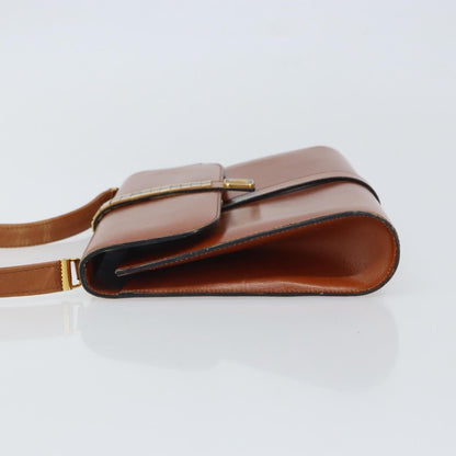 Christian Dior Vintage Shoulder Bag Leather Brown Leather Shoulder Bag Bag ()