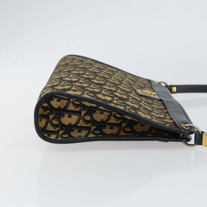 Christian Dior Vintage Trotter Shoulder Bag Canvas Navy Canvas Shoulder Bag Bag ()