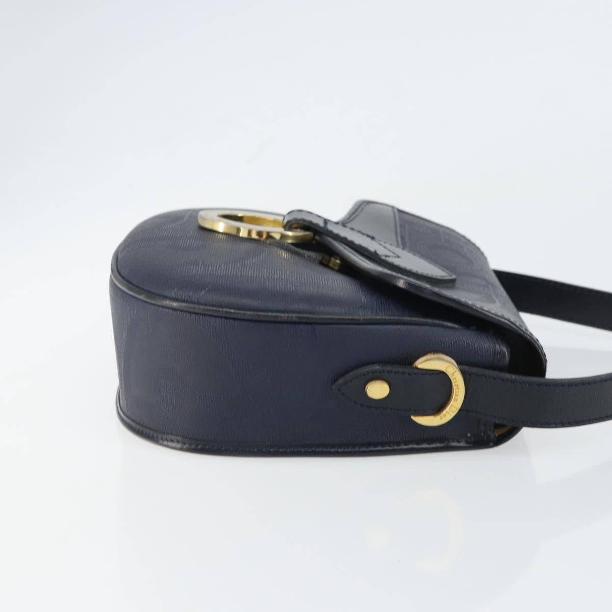 Christian Dior Trotter Shoulder Bag Canvas Navy Canvas Shoulder Bag Bag ()