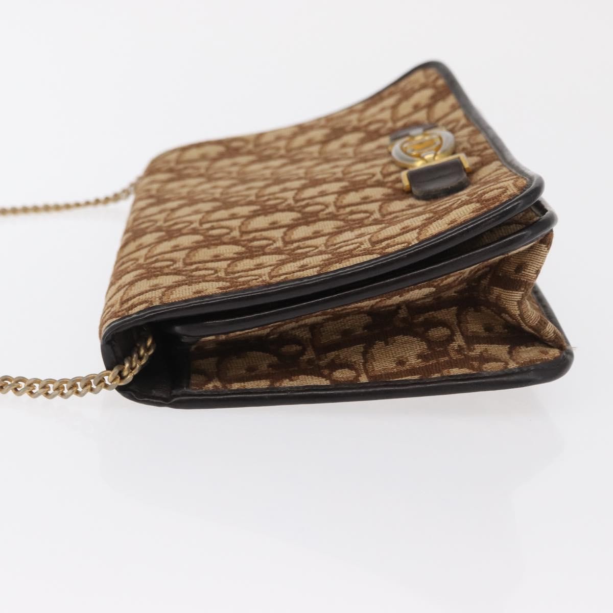 Christian Dior Vintage Trotter Shoulder Bag Canvas Beige Canvas Shoulder Bag Bag ()