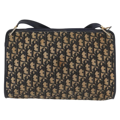 Christian Dior Vintage Cd Trotter Shoulder Bag Canvas Navy Canvas Shoulder Bag Bag ()