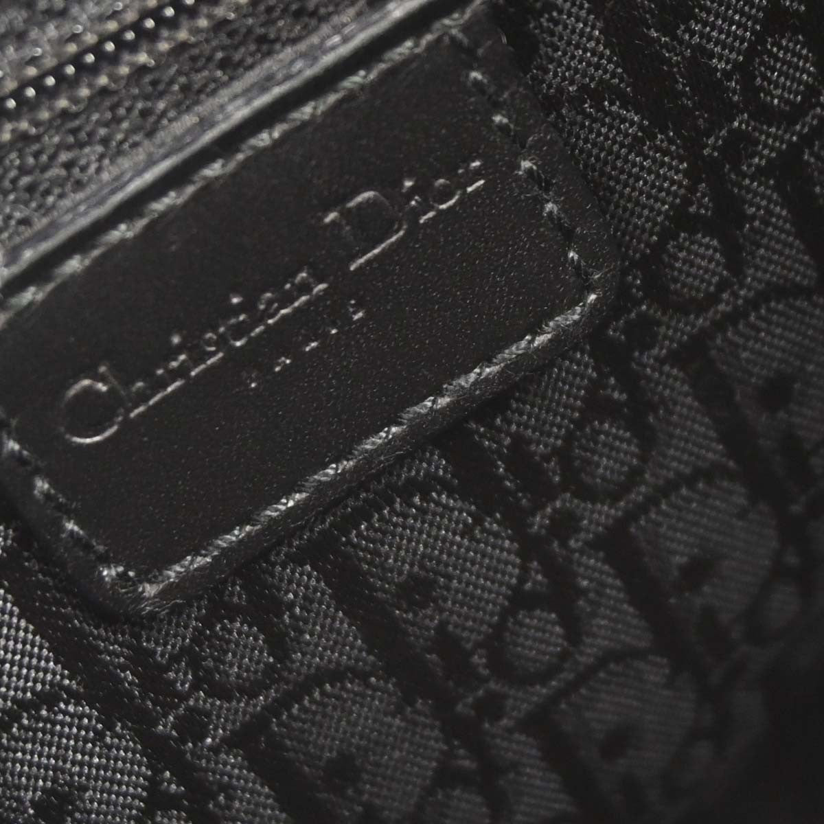 Christian Dior Vintage Street Chic Columbus Shoulder Bag Canvas Black Canvas Shoulder Bag Bag ()