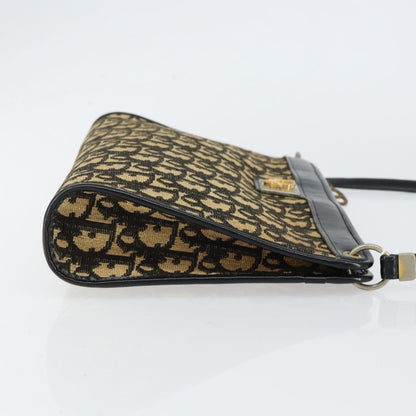 Christian Dior Vintage Trotter Shoulder Bag Canvas Navy Canvas Shoulder Bag Bag ()