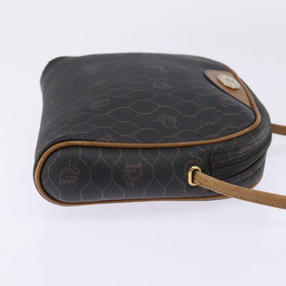 Christian Dior Vintage Honeycomb Shoulder Bag Canvas Black Canvas Bag ()