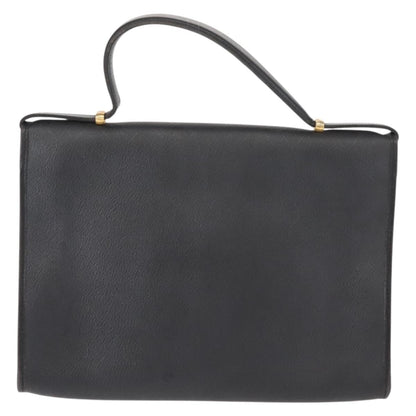 Christian Dior Vintage Honeycomb Handbag Canvas Leather Black Canvas Handbag ()