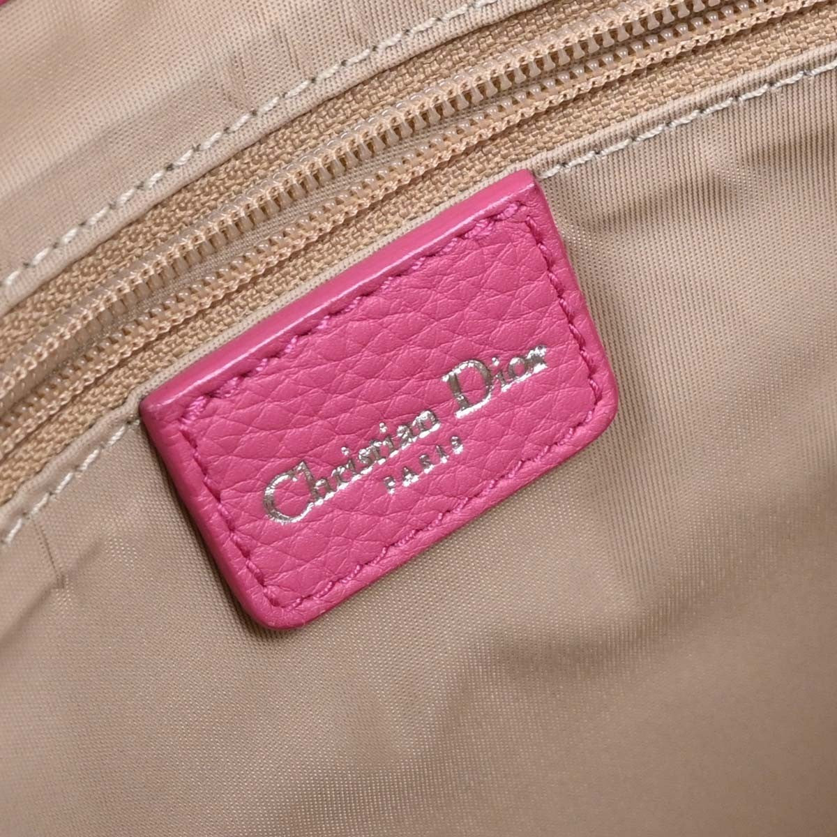 Christian Dior Trotter Shoulder Bag Canvas Beige Canvas Shoulder Bag Bag ()