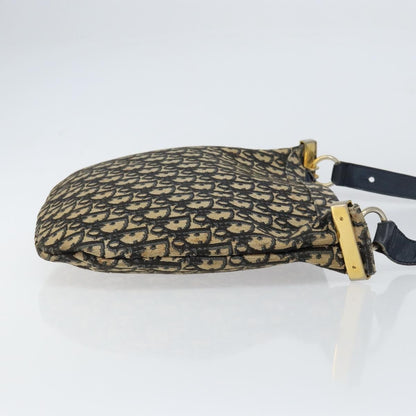 Christian Dior Vintage Trotter Shoulder Bag Canvas Navy Canvas Shoulder Bag Bag ()