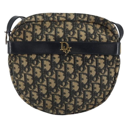 Christian Dior Vintage Trotter Shoulder Bag Canvas Navy Canvas Shoulder Bag Bag ()