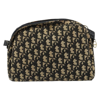 Christian Dior Vintage Cd Trotter Shoulder Bag Canvas Black Canvas Shoulder Bag Bag ()