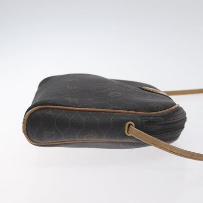 Christian Dior Vintage Honeycomb Shoulder Bag Canvas Black Canvas Bag ()