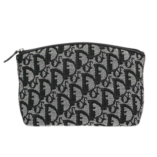 Christian Dior Vintage Trotter Pouch Diorissimo Canvas Gray Canvas Clutche & Pouche Bag ()