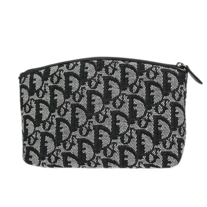 Christian Dior Vintage Trotter Pouch Diorissimo Canvas Gray Canvas Clutche & Pouche Bag ()