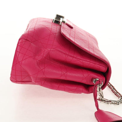 Christian Dior Long Chain Miss Dior Bag Cannage Quilt Lambskin Pink Leather Shoulder Bag Bag ()